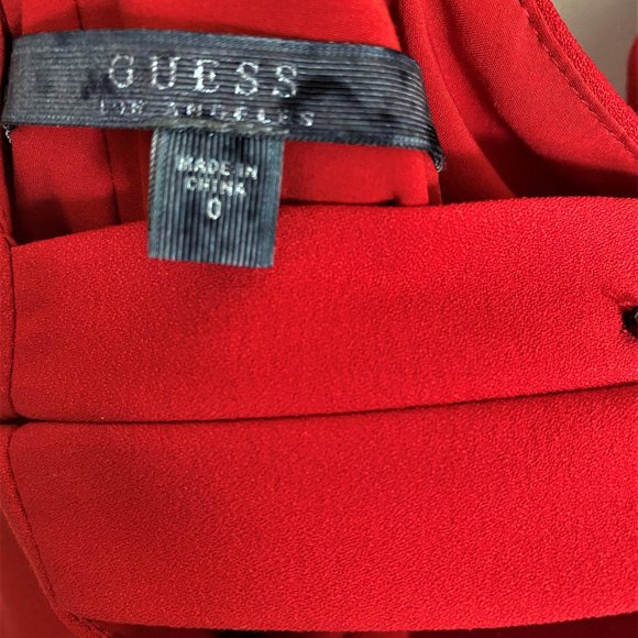 GUESS Jeweled Neckline T-Back Dress - Picture 6 of 6